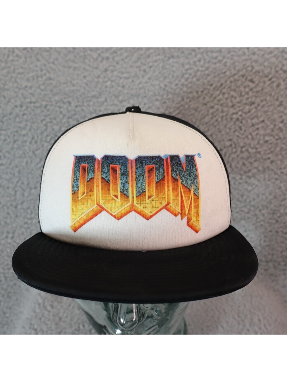 Doom Video Game SnapBack Hat Bethesda Trucker Mesh 2016 Read